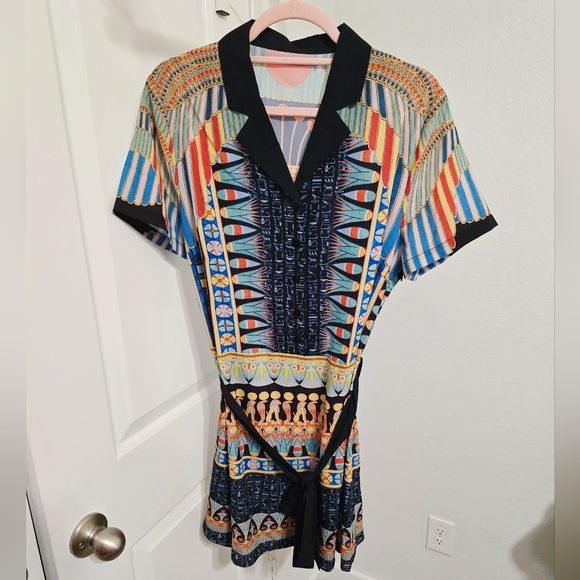 Blackmilk History Of Egyptian Art Shirt Dress - Limited - Picture 5 of 5